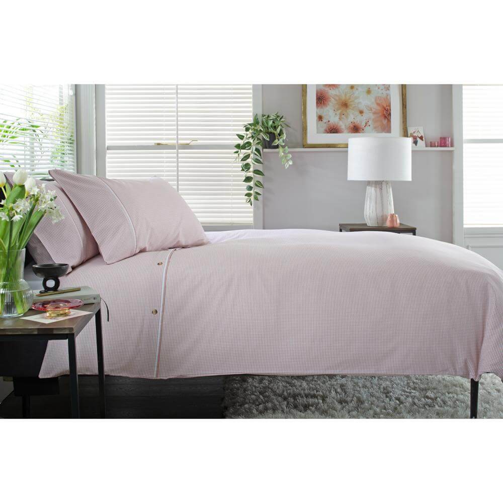 Deyongs TLC Gingham Duvet Cover Set